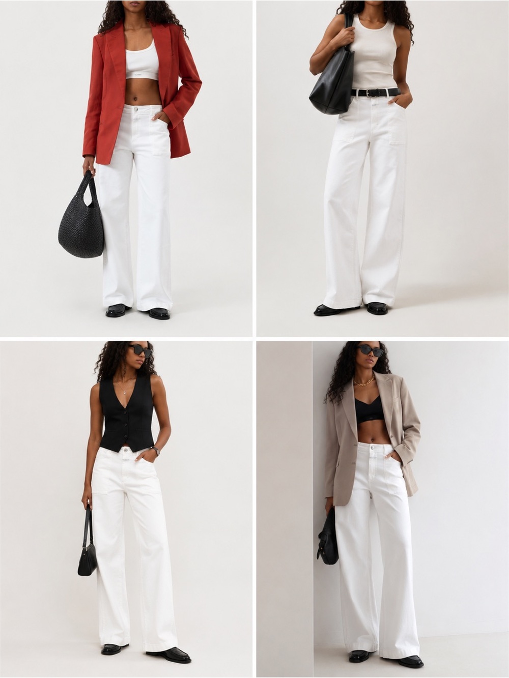 CLOSED Aria White Wide Leg Jeans Size 25